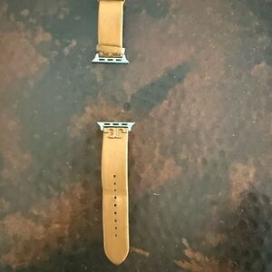 Tory Burch Tan Leather Watch Strap